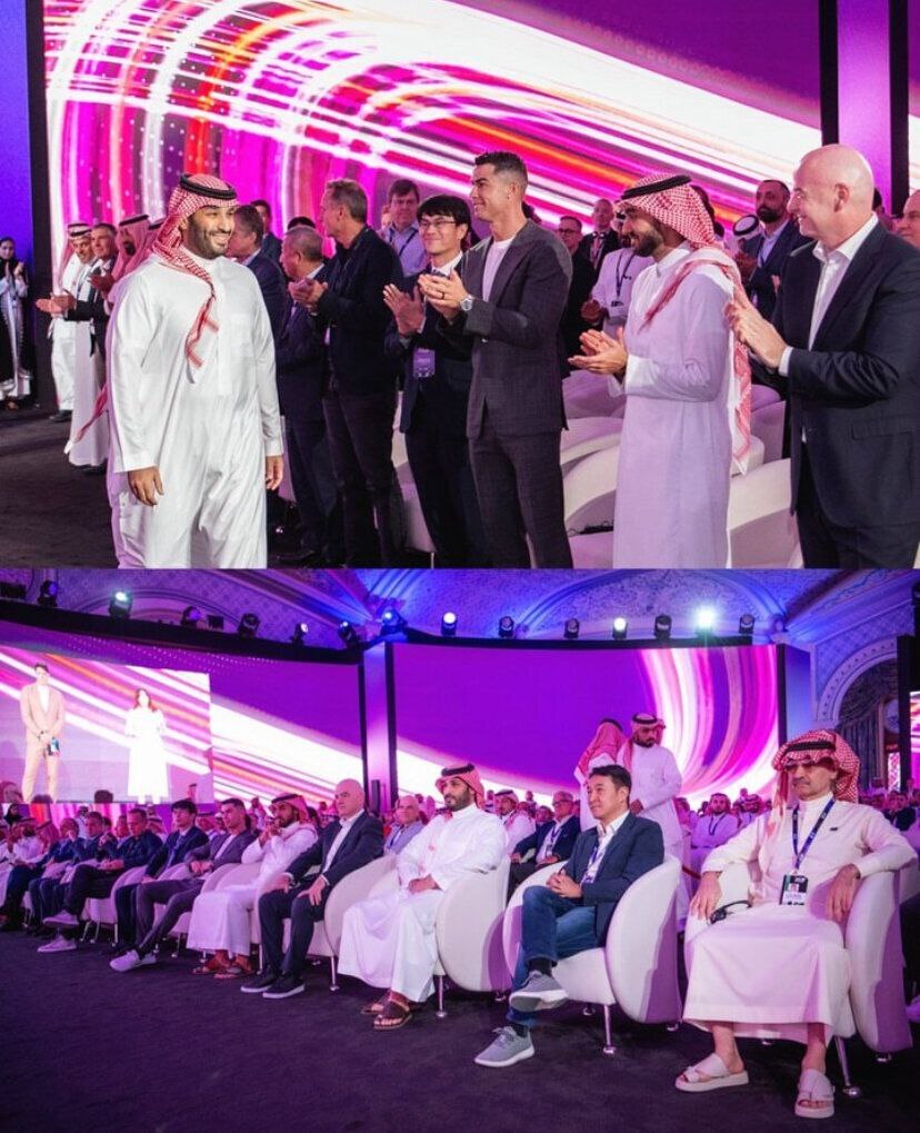 تصاویر ملاقات پر سروصدای رونالدو و بن‌سلمان