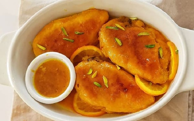 طرز تهیه مرغ پرتقالی طرز تهیه مرغ پرتقالی