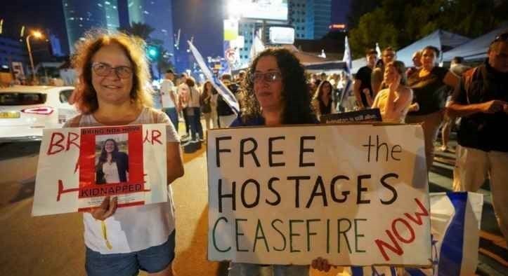 همراهی معترض اسرائیلی در جمع معترضان انگلیسی جنگ غزه