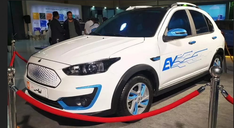 سایپا اطلس برقی در نمایشگاه تحول صنعت خودرو