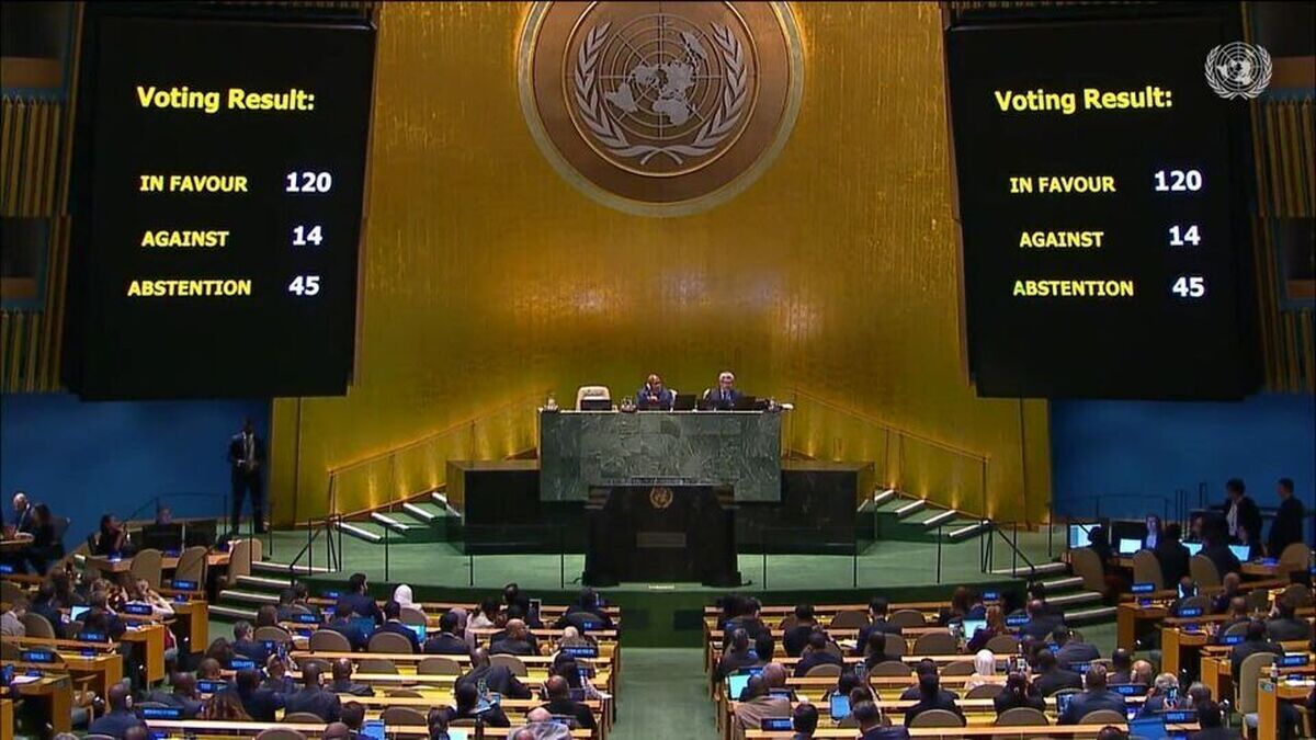 تصویب قطعنامه آتش بس غزه در سازمان ملل