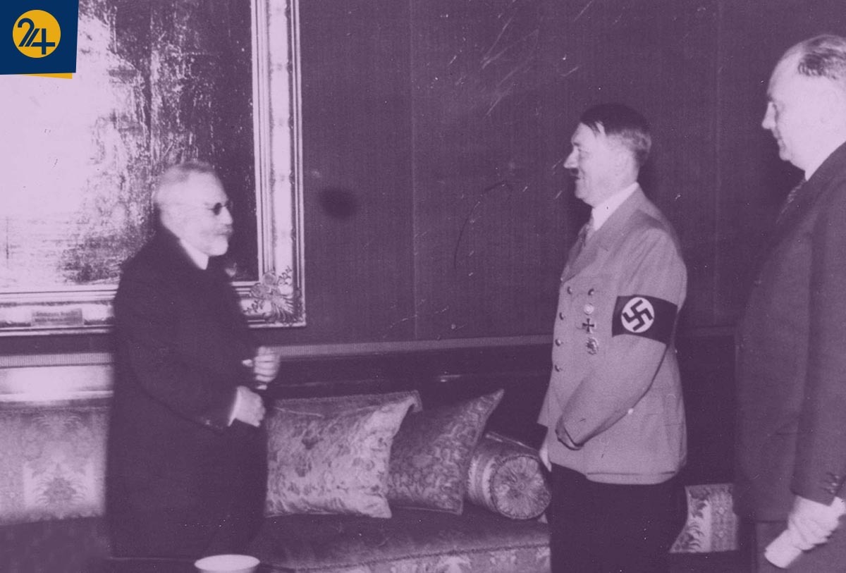 دیدار هیتلر با رئیس مجلس ایران