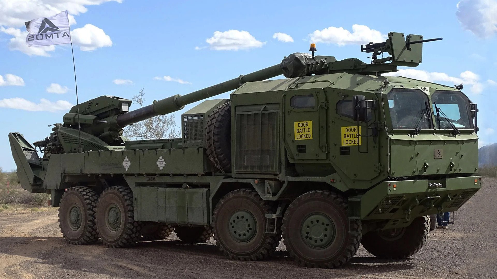 مشخصات توپ خودكششی اتموس اسرائیل