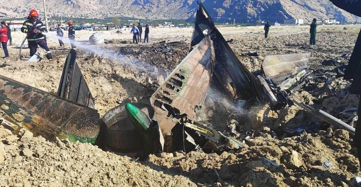 ویدیوئی جدید از سقوط جنگنده سوخو در کازرون