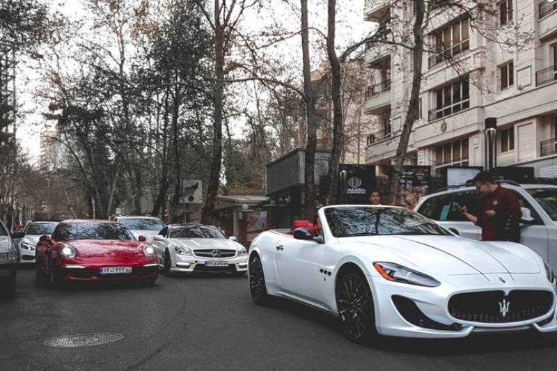 ماشین میلیاردی در تهران