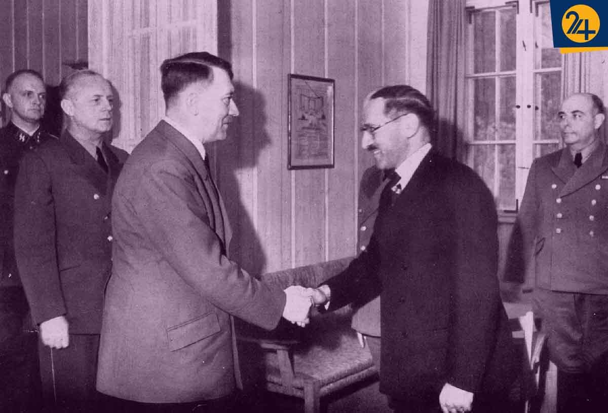 دیدار رشید عالی گیلانی و هیتلر