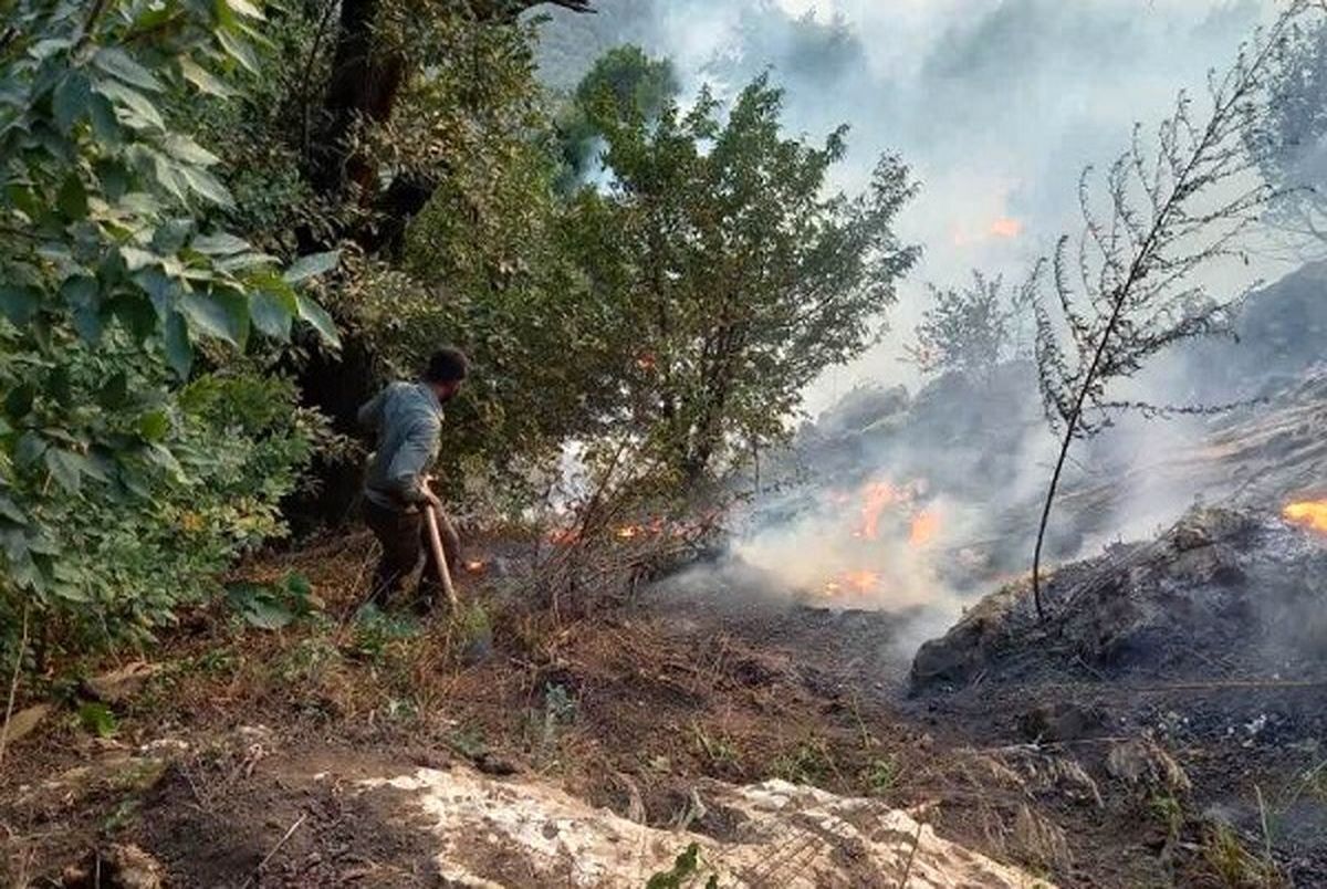 آخرین وضعیت آتش سوزی جنگل‌های مازندران؛ حریق همچنان ادامه دارد!