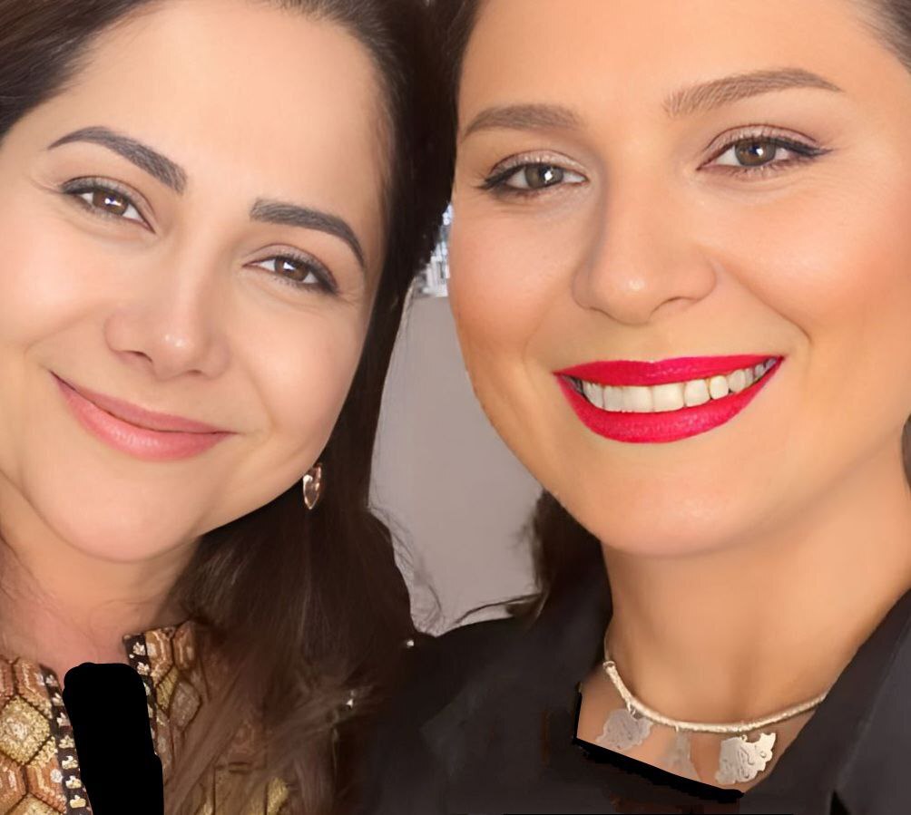 عکس دوتایی سحر دولتشاهی در کنار مژگان شجریان