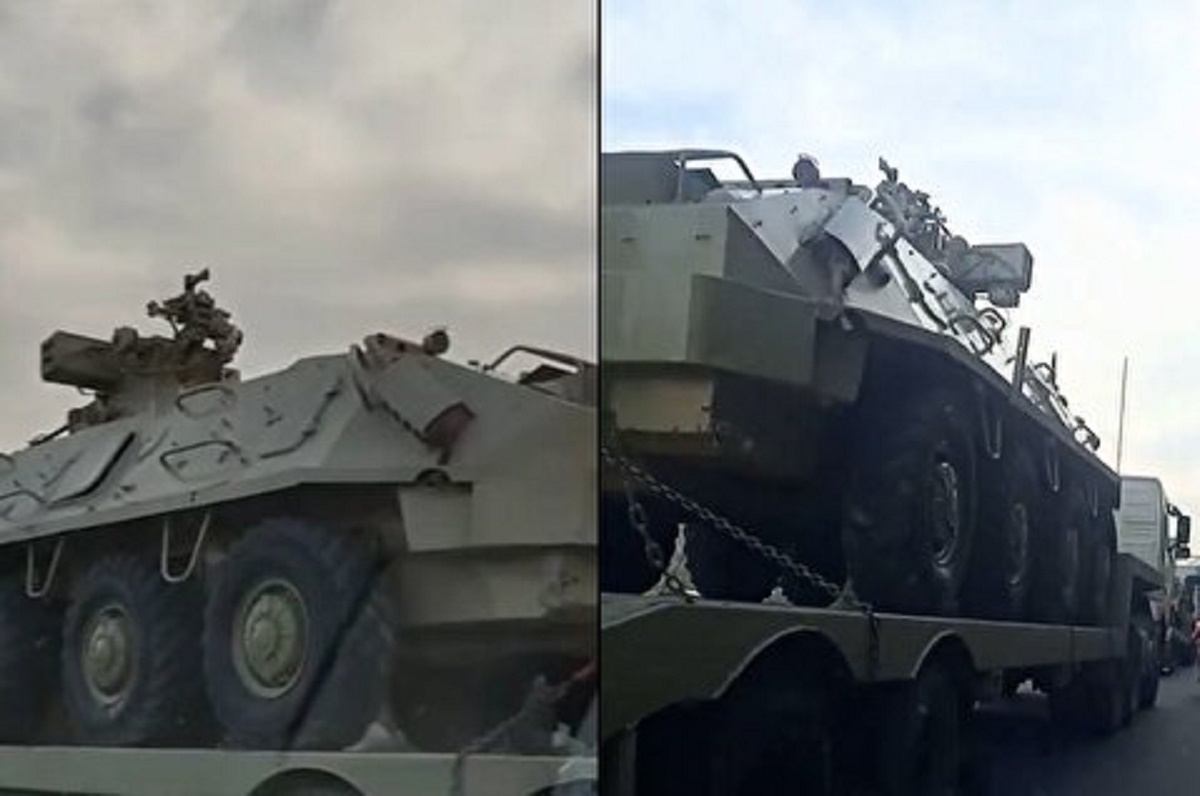 ویدئویی پربازدید از جابجایی تجهیزات سنگین نظامی در تهران