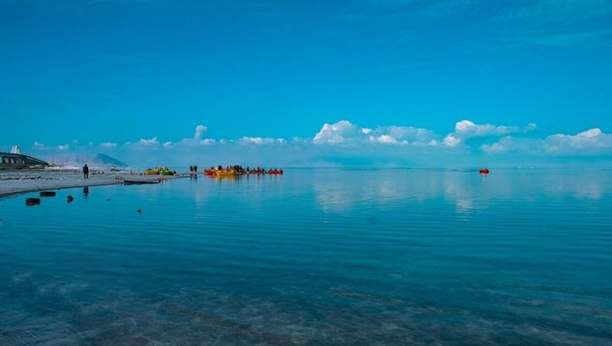 تصاویری زیبا از پر آب شدن دریاچه ارومیه