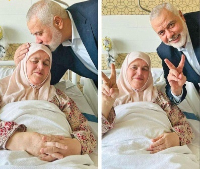 اسماعیل هنیه و همسرش اسماعیل هنیه و همسرش