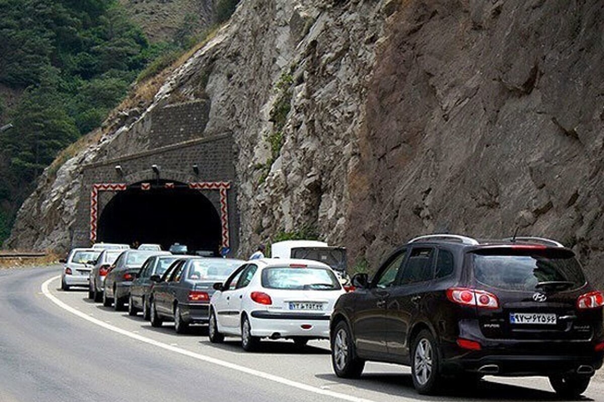 ویدئو ترسناک از گیر افتادن مردم در تونل جاده هراز
