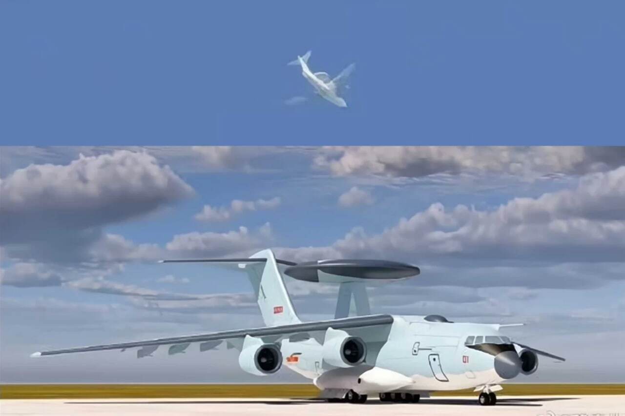 هواپیمای کنترل و هشدار زودهنگام KJ-۳۰۰۰ جدید چین هواپیمای کنترل و هشدار زودهنگام KJ-۳۰۰۰ جدید چین