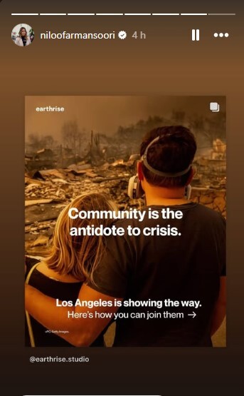 واکنش سلبریتیها به آتش سوزی لس آنجلس؛ از مژگان شجریان تا لیلا فروهر، حسین تهی، رضا کیانیان و دیگران واکنش سلبریتیها به آتش سوزی لس آنجلس؛ از مژگان شجریان تا لیلا فروهر، حسین تهی، رضا کیانیان و دیگران