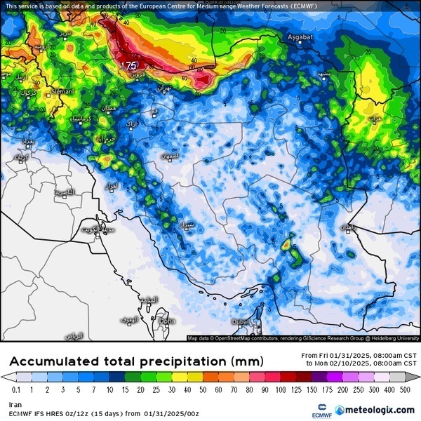 پیش بینی آب‌و‌هوا؛ ۱۰ روز باران در انتظار همه استان‌ها