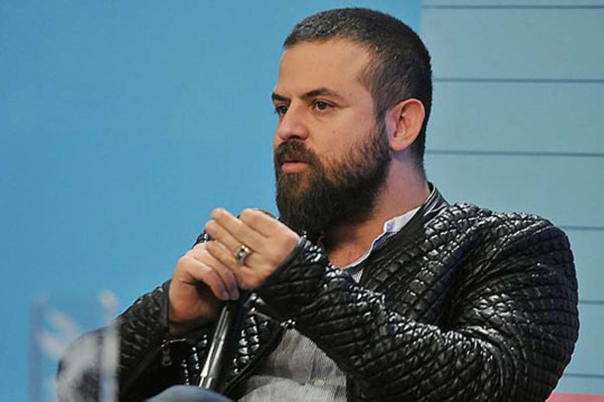 هومن سیدی و دخترش در پشت صحنه سریال وحشی +عکس