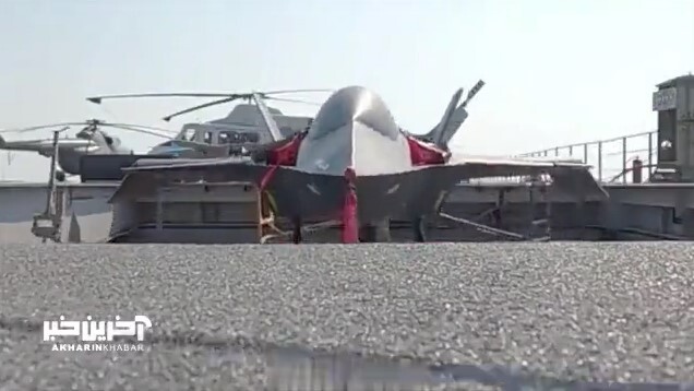 ببینید| پرواز پهپاد «قاهر» از عرشه ناو پهپادبر شهید