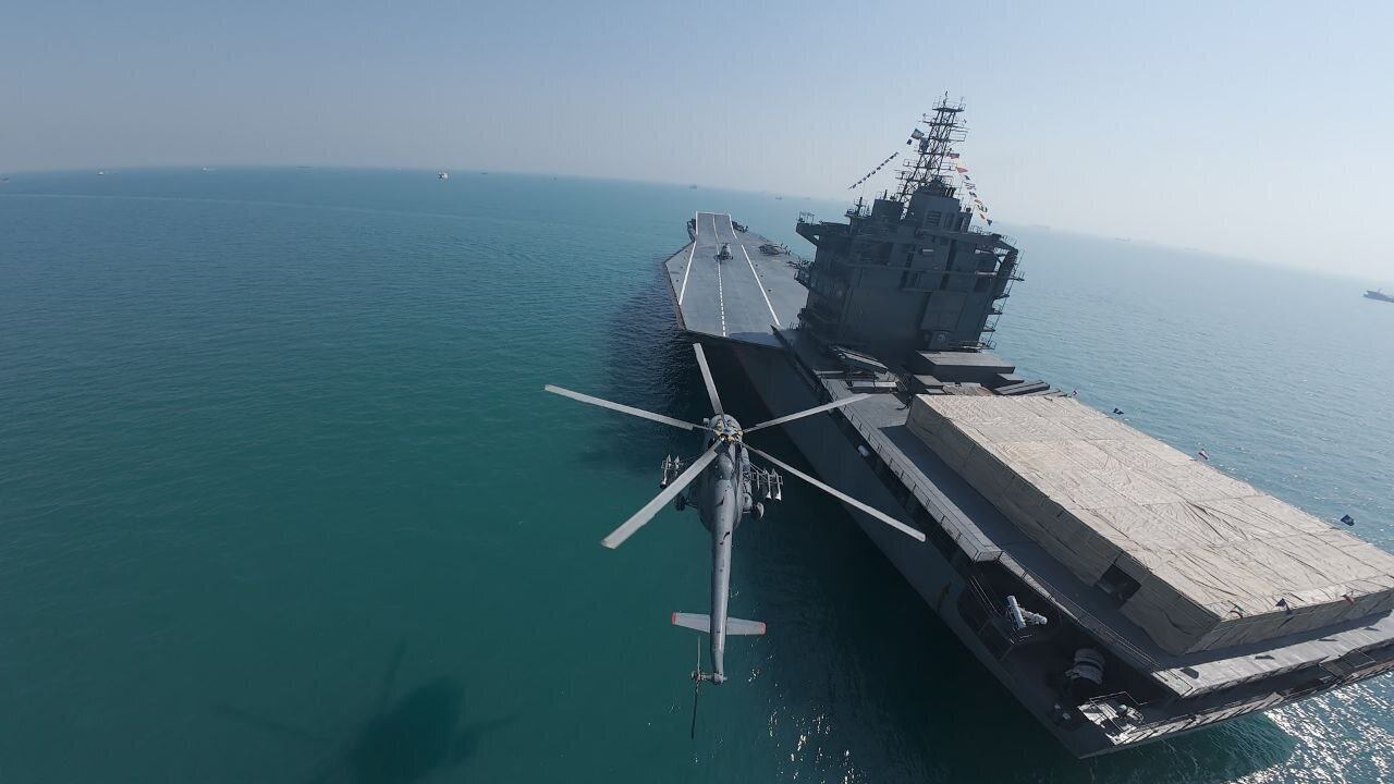 تصاویری دیدنی از نخستین ناو پهپادبر ایران