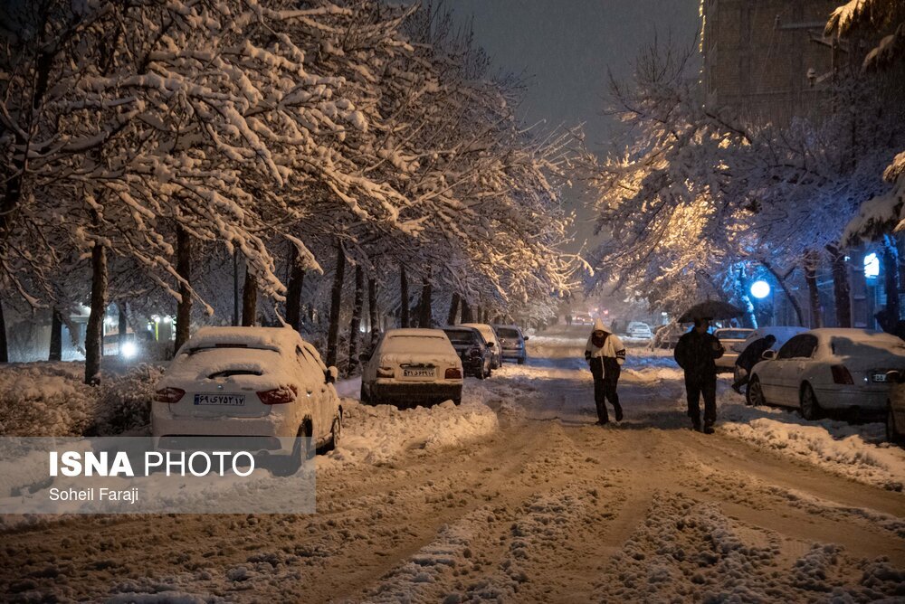 ایران سفید پوش شد