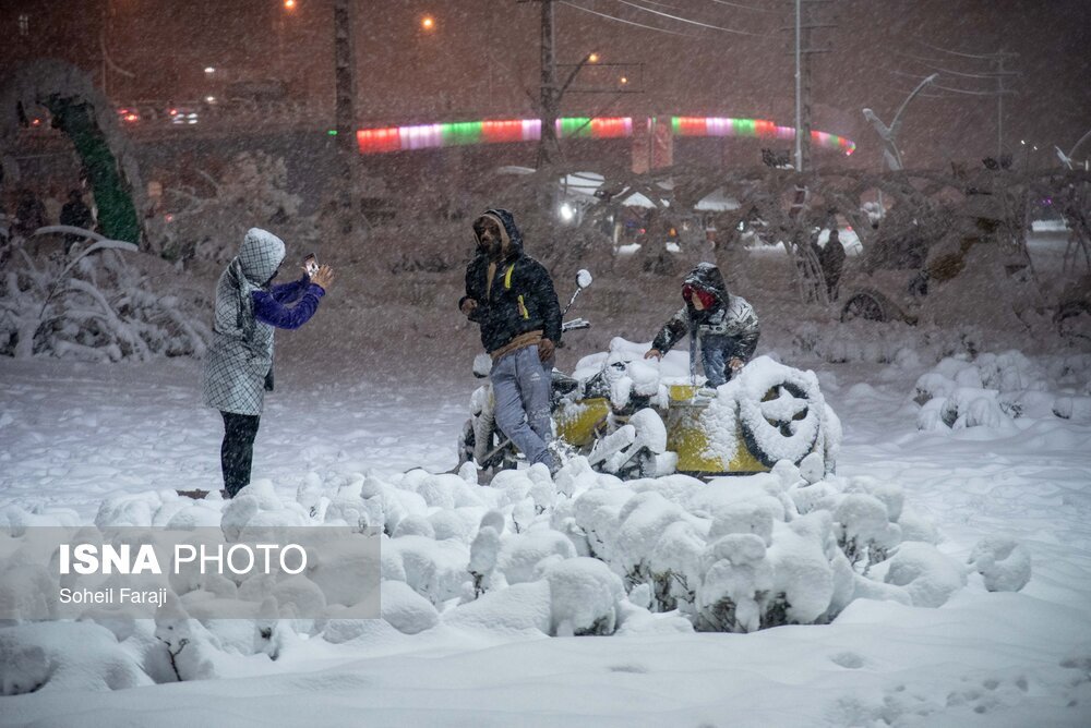 ایران سفید پوش شد