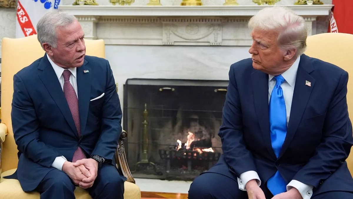 ببینید| تیک عصبی پادشاه اردن در دیدار با ترامپ ببینید| تیک عصبی پادشاه اردن در دیدار با ترامپ