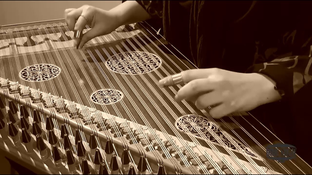 ببینید| تکنوازی زیبای قانون توسط نوازنده خانم تونسی  