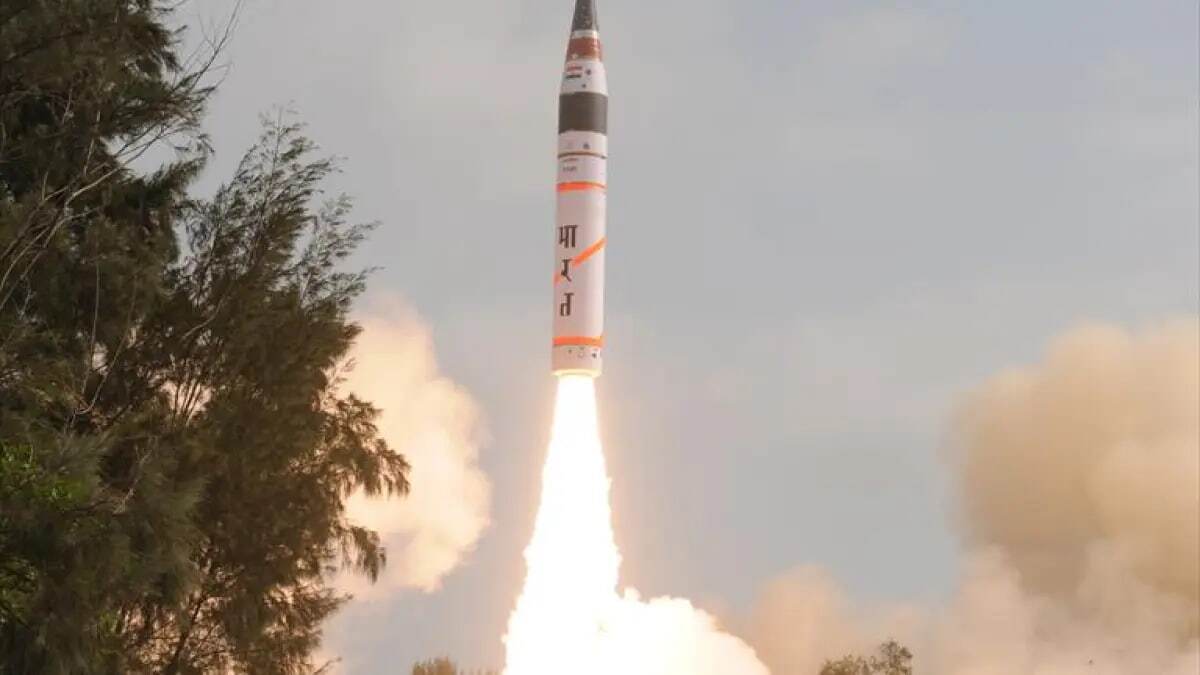 موشک بالستیک برد بلند آگنی-وی موشک بالستیک برد بلند آگنی-وی