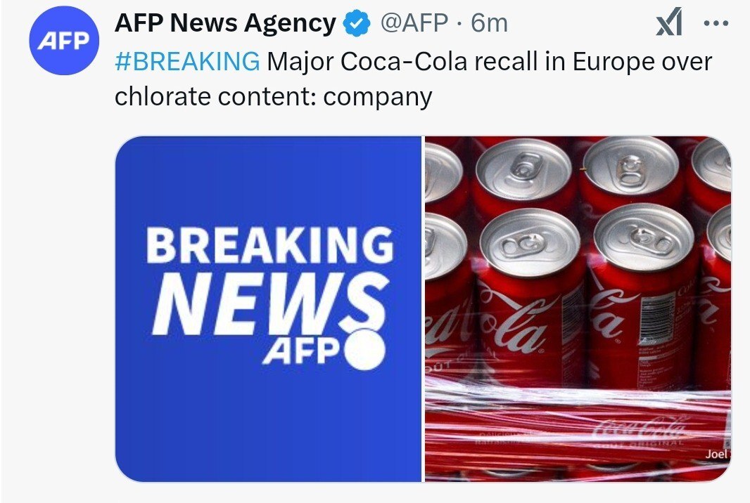 جمع آوری کوکاکولا از بازار اروپا جمع آوری کوکاکولا از بازار اروپا