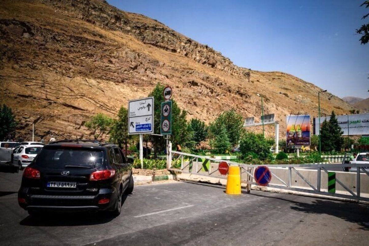 جاده چالوس یکطرفه شد جاده چالوس یکطرفه شد