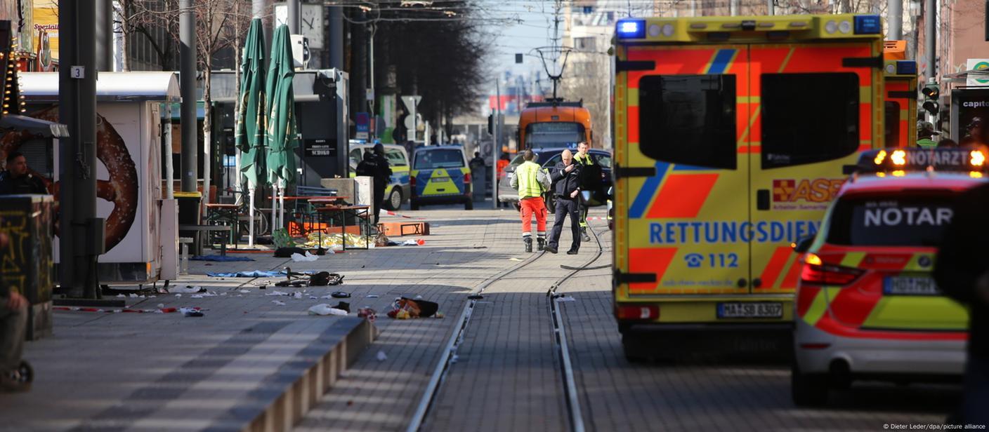 حمله با خودرو به جمعیت در شهر مانهایم آلمان/ ۲ کشته و ۲۵ زخمی تا این لحظه