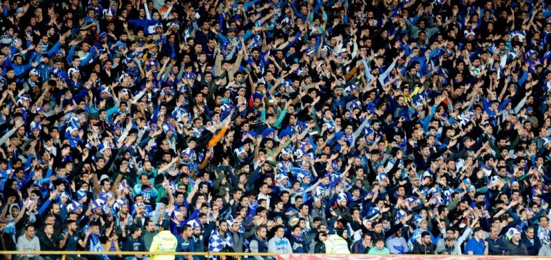 ببینید| تشویق ایسلندی هواداران استقلال در ورزشگاه آزادی