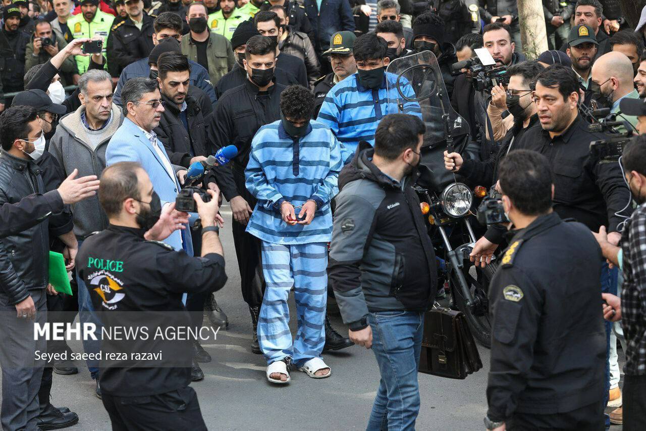 عکس| تصویر قاتل دانشجوی دانشگاه تهران در محل جرم
