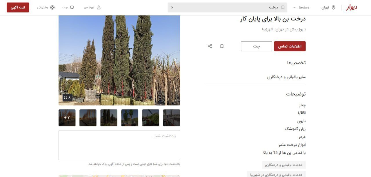 پدیده جدید اجاره درخت برای گرفتن پایان کار ساختوسازها پدیده جدید اجاره درخت برای گرفتن پایان کار ساختوسازها