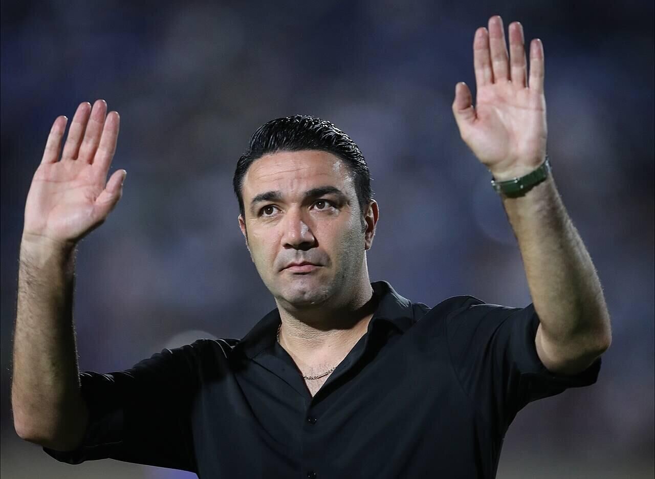 عکس| حمایت جواد نکونام از استقلال پیش از دیدار با النصر