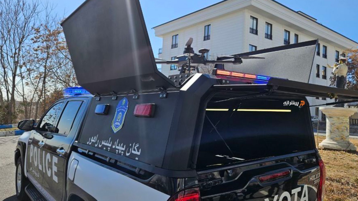 ببینید| جریمه خودرو‌ها در نوروز با پهپاد پلیس!