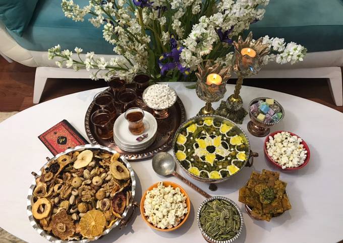 غذا‌های معروف چهارشنبه سوری؛ از آجیل تا سبزی‌پلو با ماهی