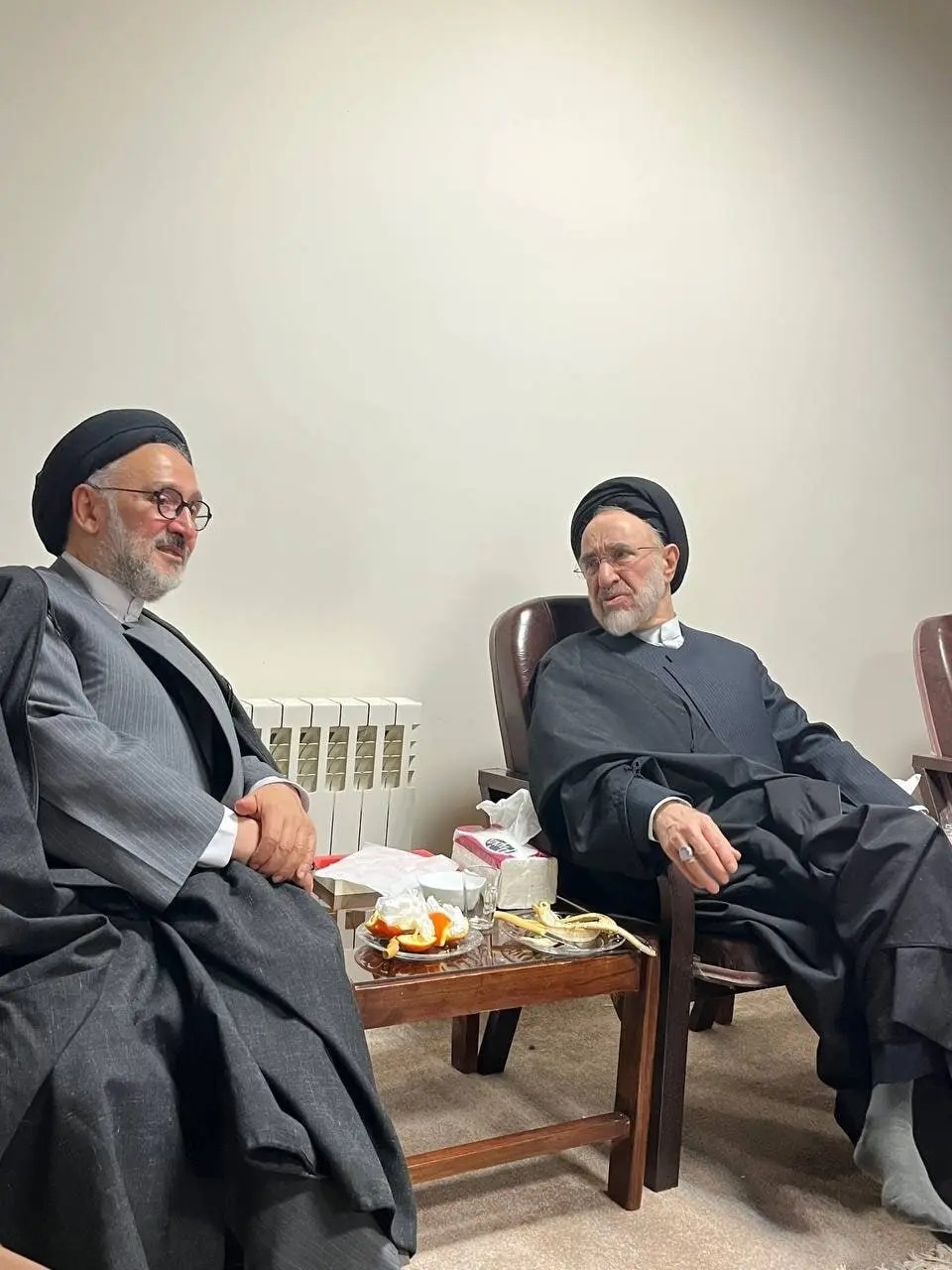 تصویری از سیدمحمد خاتمی در جلسه مجمع روحانیون