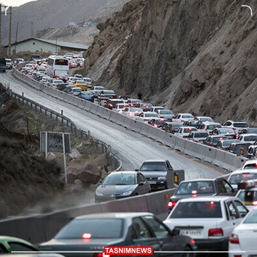 جاده چالوس یکطرفه شد جاده چالوس یکطرفه شد