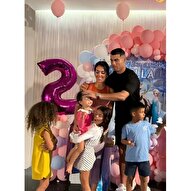 ویدئوی وایرال شده جشن تولد دختر رونالدو