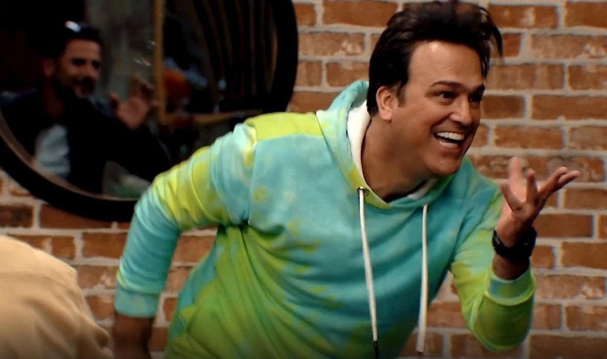 رقص آذری حامد آهنگی و بازیگر معروف وسط برنامه