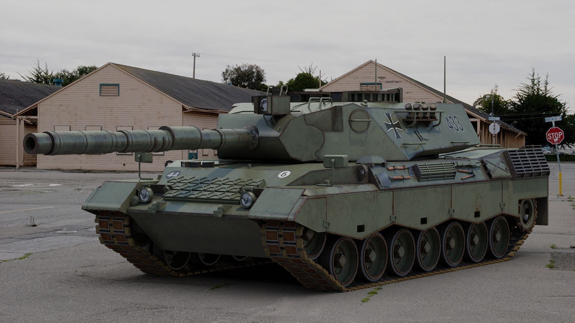 مشخصات تانک اصلی نبرد لئوپارد1 آلمان مشخصات تانک اصلی نبرد لئوپارد1 آلمان