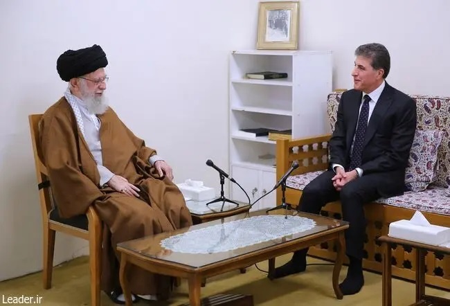 دیدار نچیروان بارزانی با رهبر انقلاب