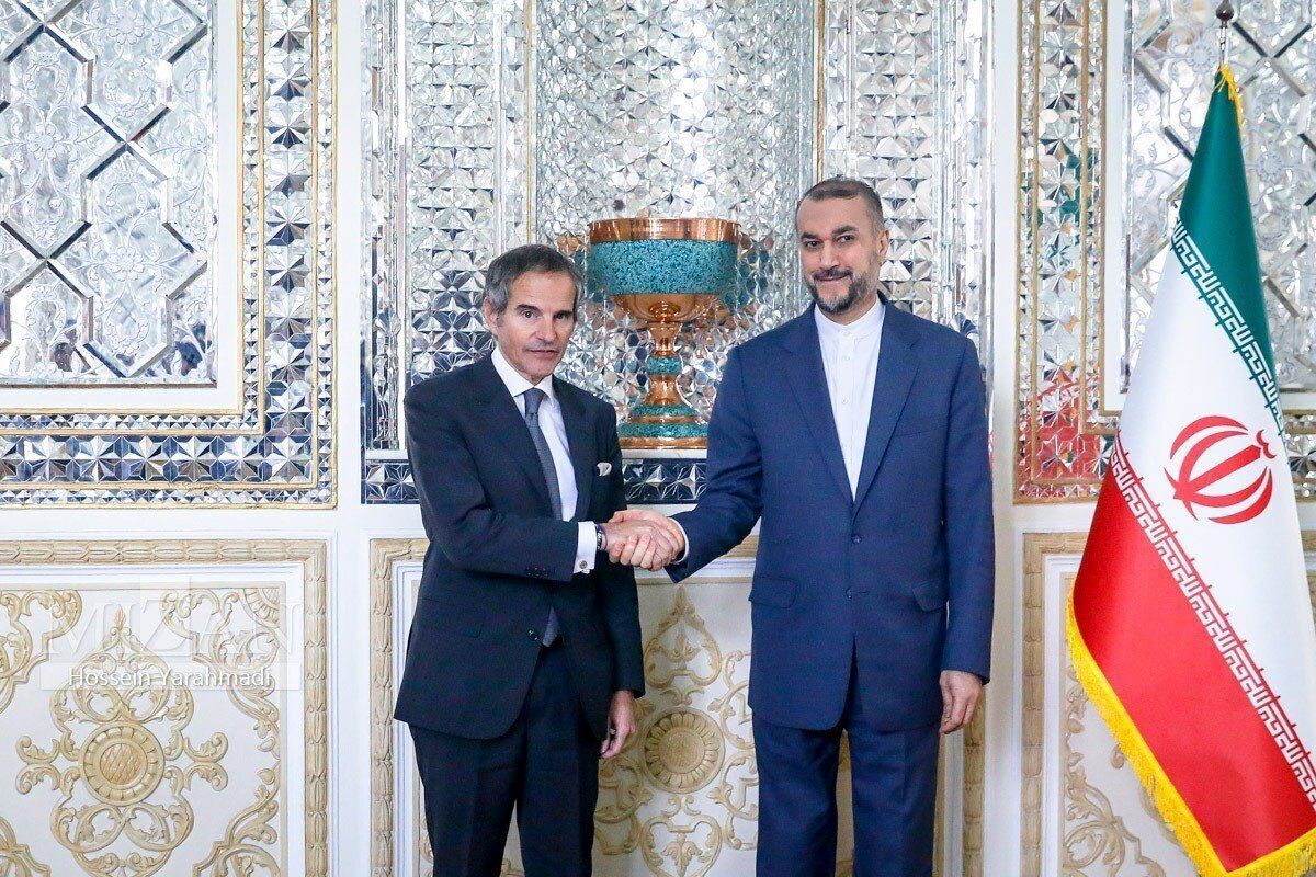 دیدار رافائل گروسی با امیرعبداللهیان در تهران