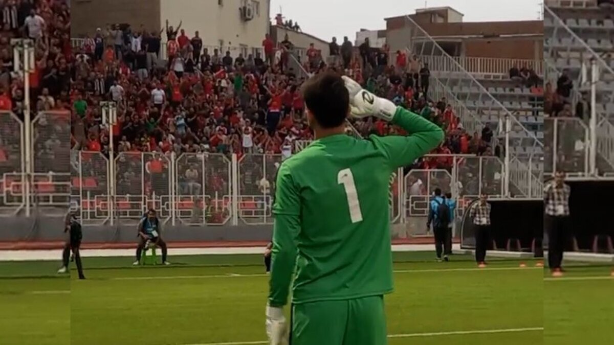 ببینید| احترام نظامی علیرضا بیرانوند به هواداران پرسپولیس