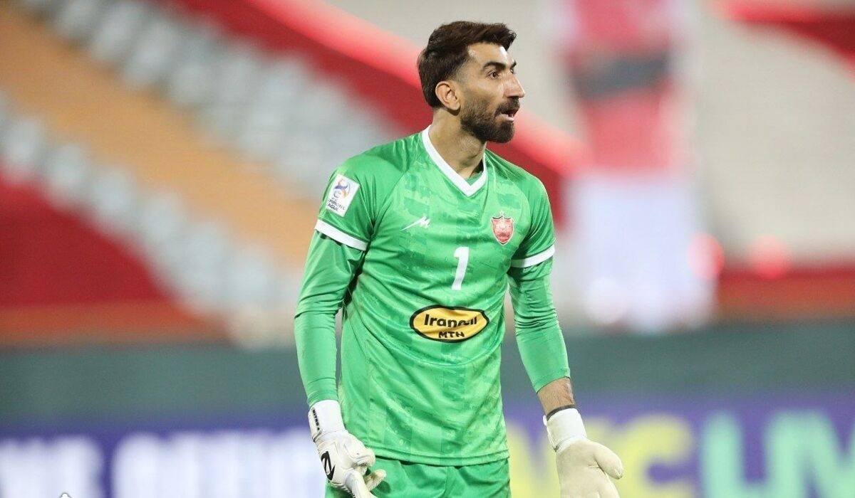 ببینید| پاسخ عجیب علیرضا بیرانوند به سوال خبرنگار