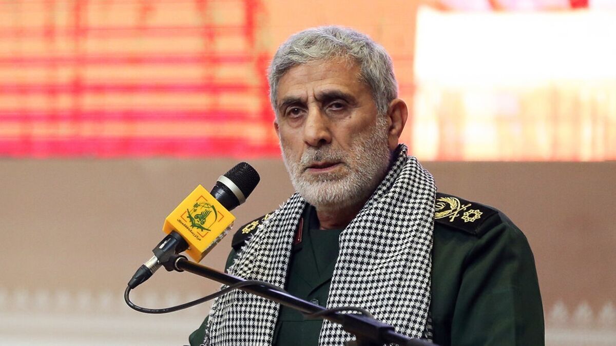 واکنش سردار قاآنی به شهادت رئیسجمهور واکنش سردار قاآنی به شهادت رئیسجمهور