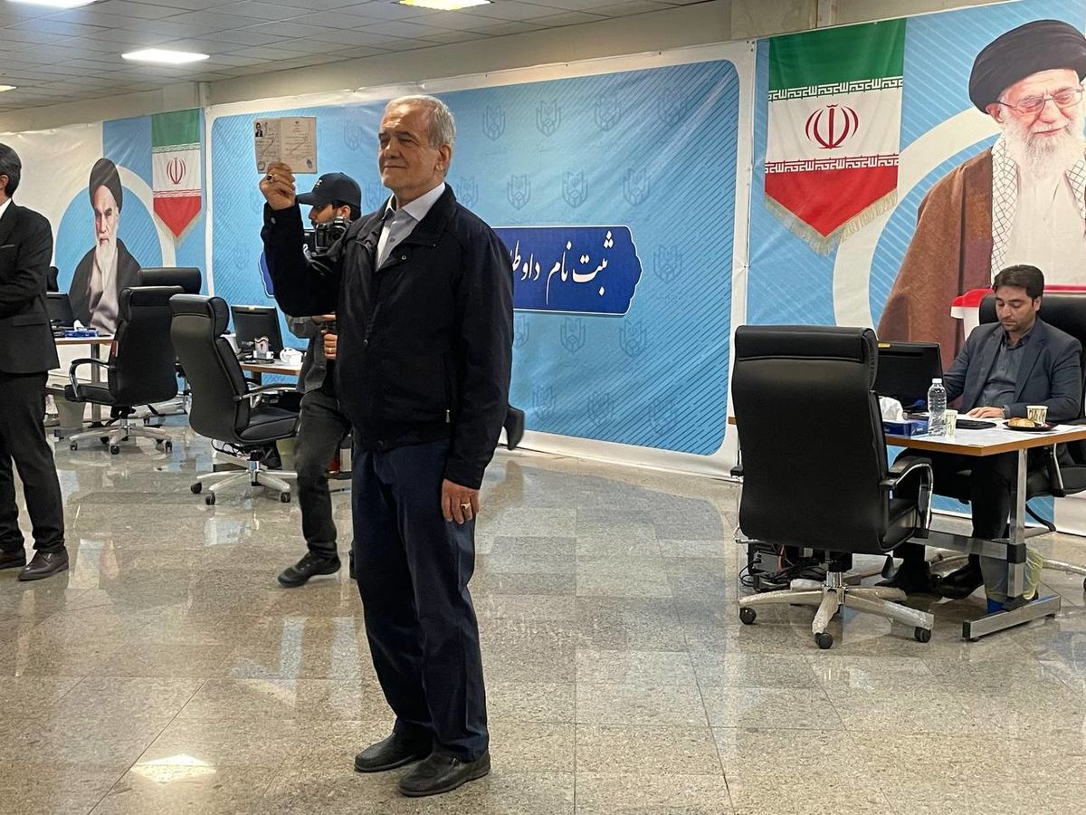 مسعود پزشکیان در انتخابات ثبت نام کرد