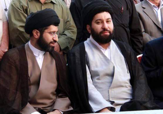 تصویری از فرزند رهبر انقلاب در مراسم تشییع پیکر ابراهیم رئیسی