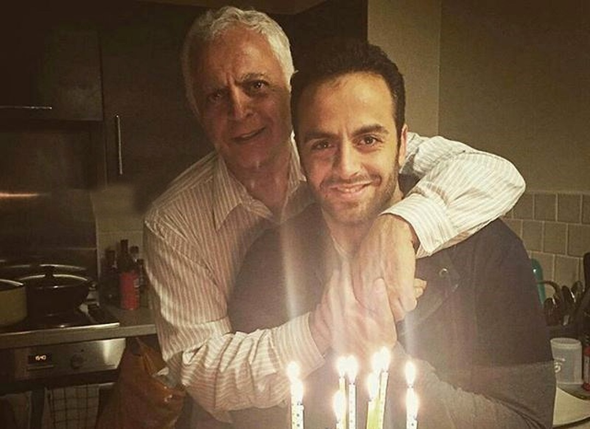 رها اعتمادی و پدرش