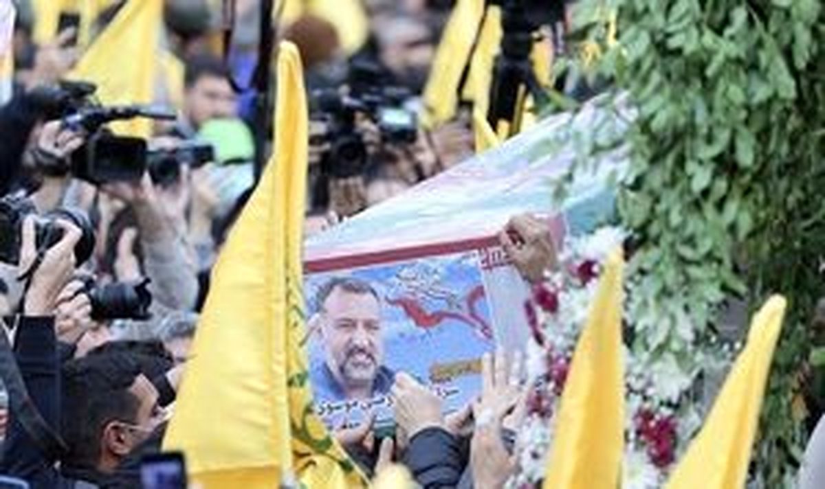 مراسم تشییع سردار سید مهدی موسوی در دولت‌آباد